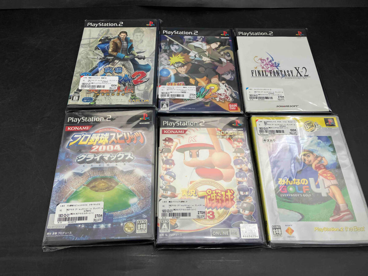 ジャンク 【1円スタート】ゲームソフト59本まとめ売り プレイステーション2 PS2 ファイナルファンタジーX-2 みんなのゴルフ4など_画像3