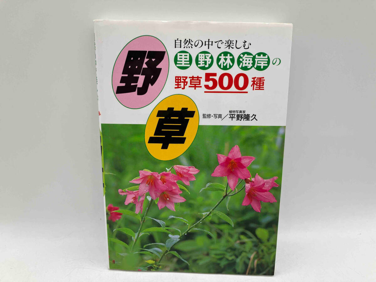 野草-自然の中で楽しむ 里・野・林・海岸の野草500種- / 監修・写真:平野隆久 出版:永岡書店 ★店舗受取可_画像1