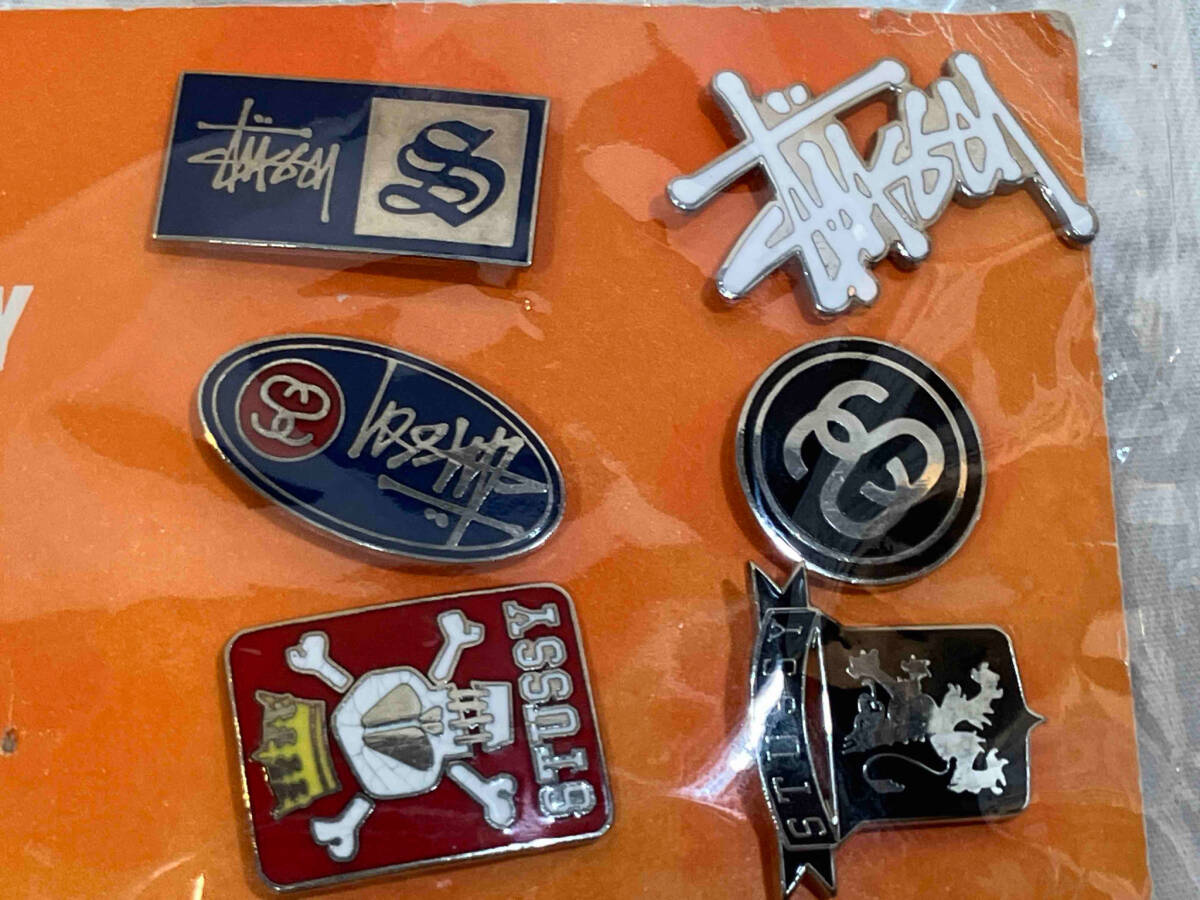 90s stussy Dead Stock Pins 服飾小物 ステューシー デッドストック ピンズ 店舗受取可の画像4