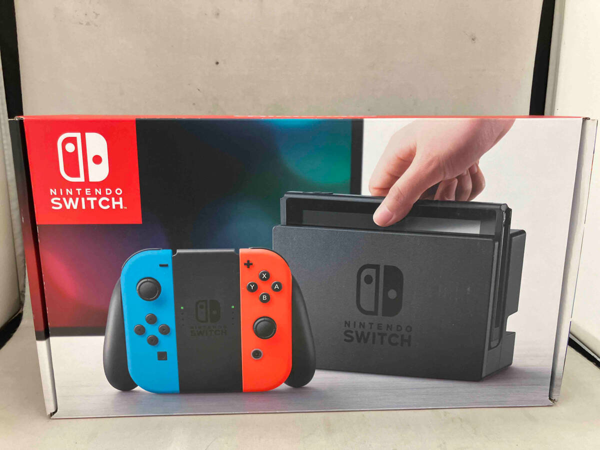 動作確認済 Nintendo Switch Joy-Con(L) ネオンブルー/(R) ネオンレッド(HACSKABAA)