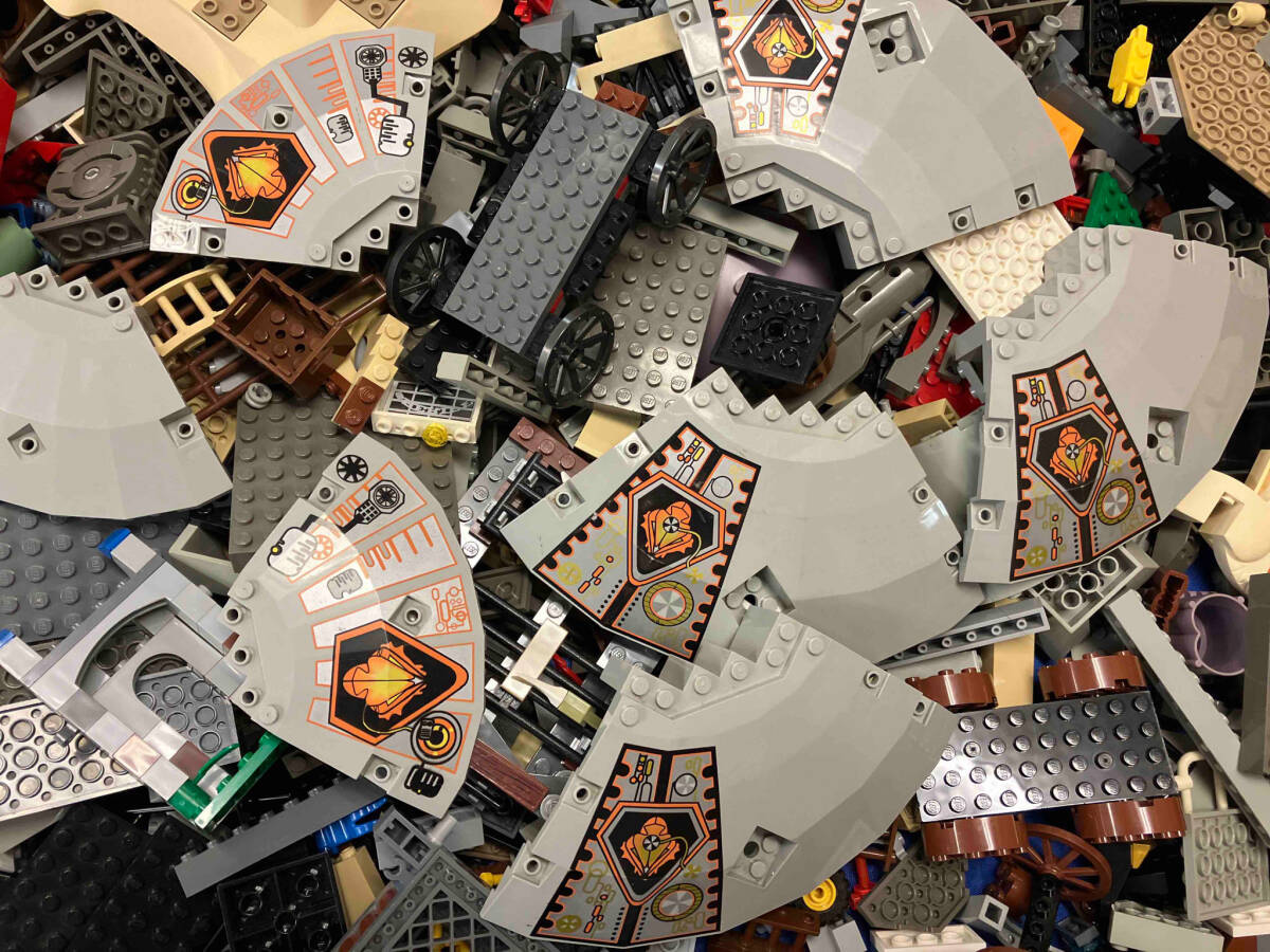 LEGO レゴ オールドレゴ バラバラ ブロック パーツ プレート ミニフィグ 大量 7kg以上 まとめ売り ※特殊パーツ 基礎板 お城シリーズ_画像3