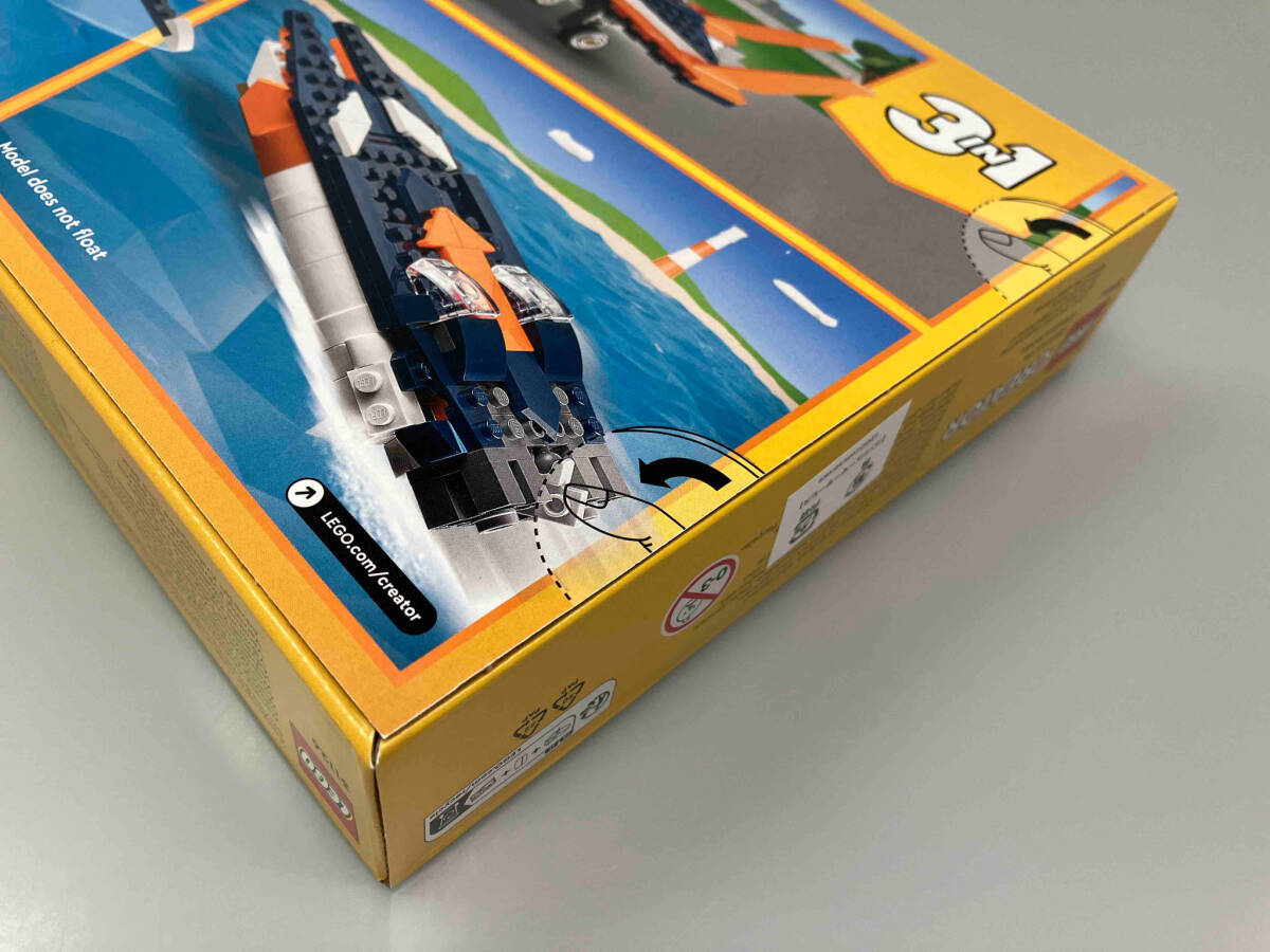 正規品 新品 未開封 LEGO レゴ クリエイター 31126 超音速ジェット 3in1 ※飛行機 ジェット機 乗り物 ヘリコプター 船 にも_画像5