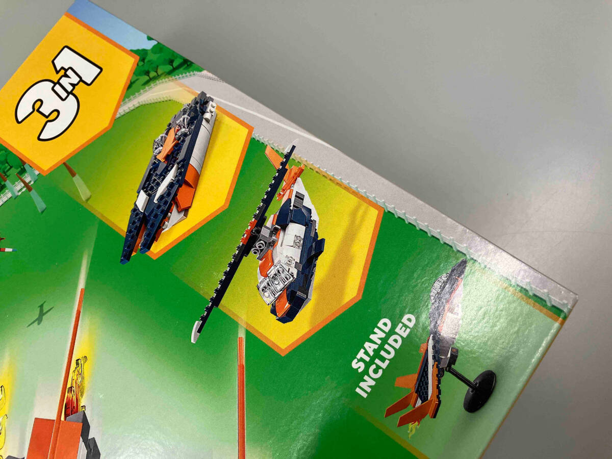 正規品 新品 未開封 LEGO レゴ クリエイター 31126 超音速ジェット 3in1 ※飛行機 ジェット機 乗り物 ヘリコプター 船 にも_画像7