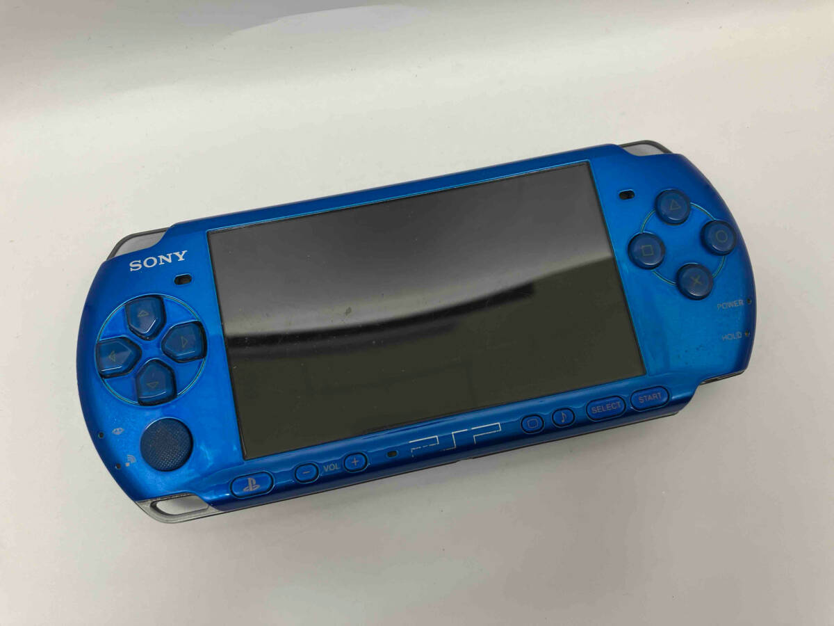 ジャンク PSP プレイステーションポータブル PSP3000 バイブラント・ブルー_画像1