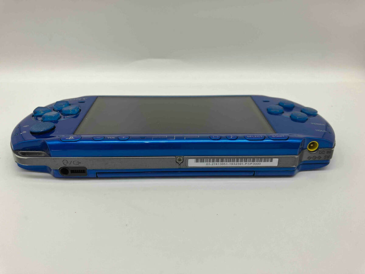 ジャンク PSP プレイステーションポータブル PSP3000 バイブラント・ブルー_画像3