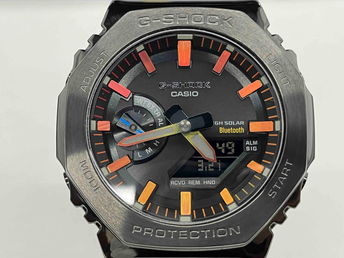 CASIO G-SHOCK／カシオ ジーショック／GM-B2100BPC-1AJF／フルメタル／ソーラー　スマートフォンアプリ連携