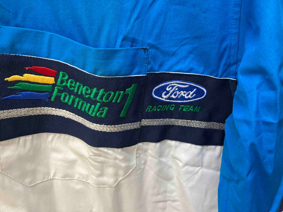 Benetton Formulal ベネトンフォーミュラ 半袖シャツ F1 RACING TEAM MILD SEVEN ITARY製 Lサイズ タグ付き_画像5