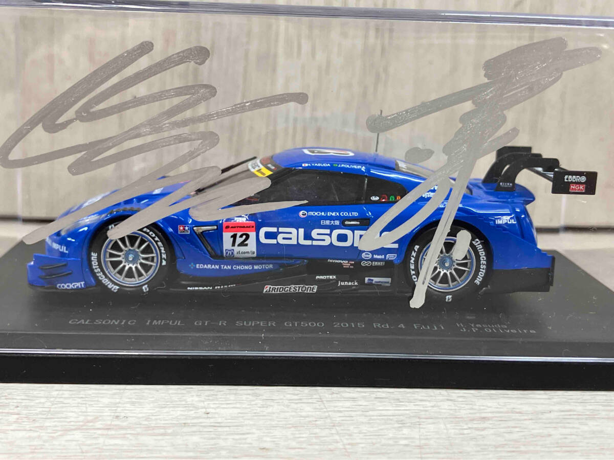 エブロ EBBRO 1/43 CALSONIC IMPUL GT-R SUPER GT500 2015 Rd.4 Fuji No.12_画像3