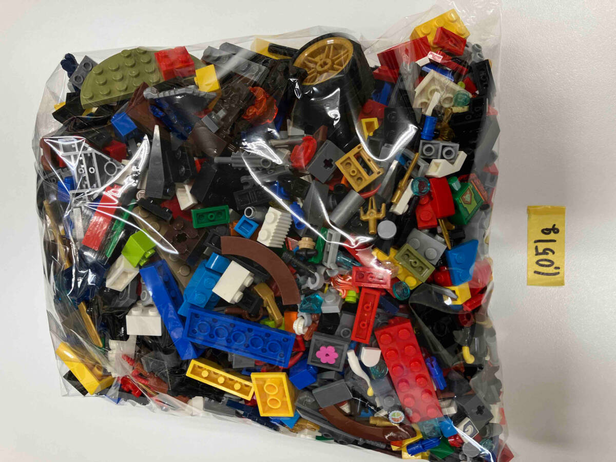 ジャンク LEGO レゴブロック 不揃い（パーツ取り用）セット 2.23kg（袋含む）の画像5