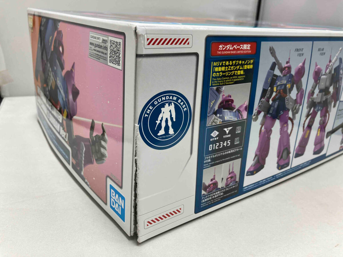 MG 1/100 ガンダムベース限定 ザクキャノン (ZガンダムVer MG 1/100 ガンダムベース限定 ザクキャノン (ZガンダムVer