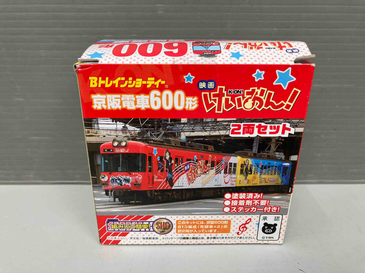 ①Ｂトレイン バンダイ Bトレインショーティー 京阪600形「映画けいおん!」ラッピング電車 2両入り バンダイ 未開封_画像2