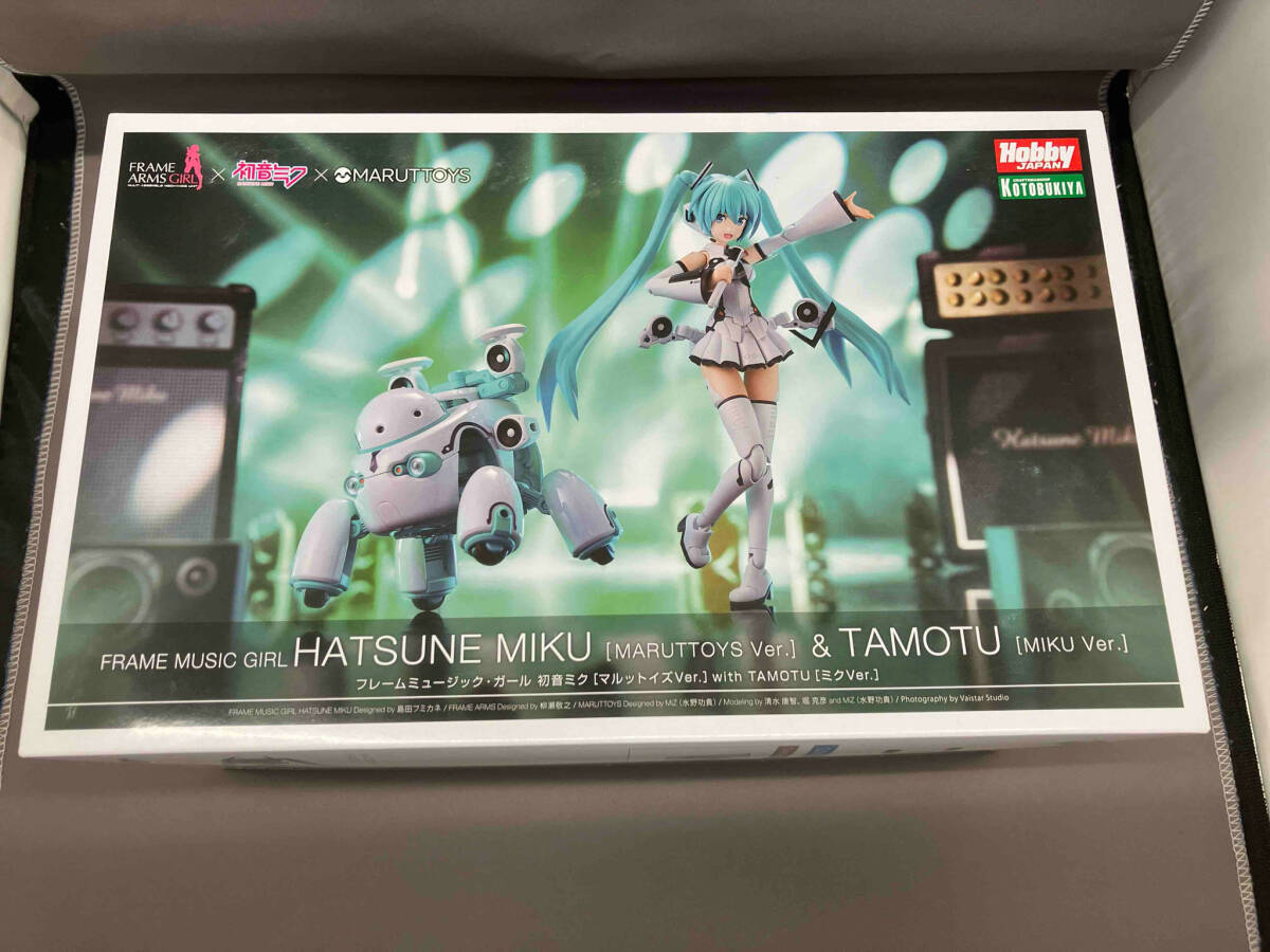 【未使用・箱傷みあり】プラモデル コトブキヤ 初音ミク マルットイズVer. With TAMOTU ミクVer. フレームミュージック・ガールの画像1