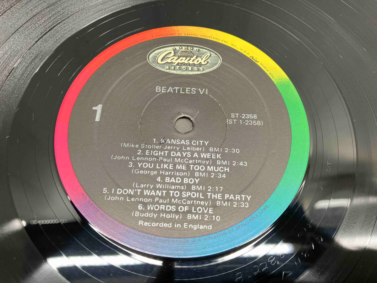 【LP盤Pop】THE BEATLES / THE BEATLES Ⅵ （ST-2358）ビートルズの画像5