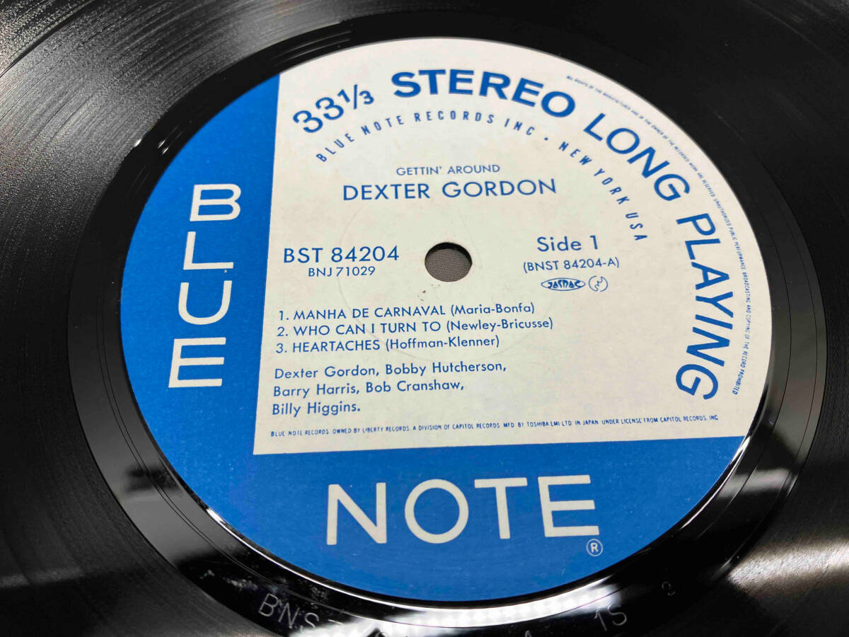 【LP盤Jazz】DEXTER GORDON / GETTIN' AROUND （BST84204）デクスターゴードンの画像5