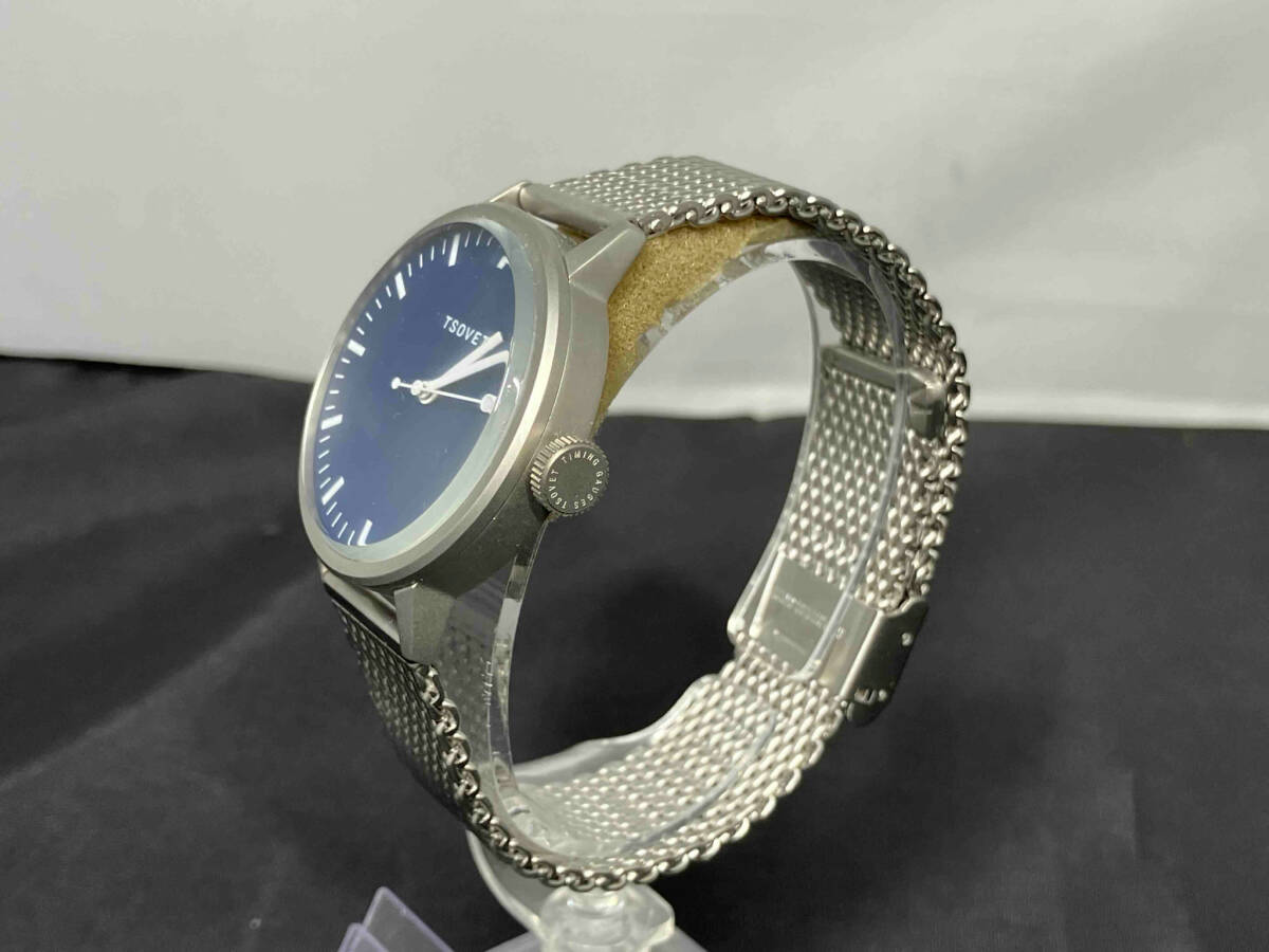 TSOVET ツォヴェト SVT-SC38 腕時計 ユニセックス フェイスカラーブルー系 ブレスシルバー系 ユニセックス腕時計 メンズ レディース_画像3