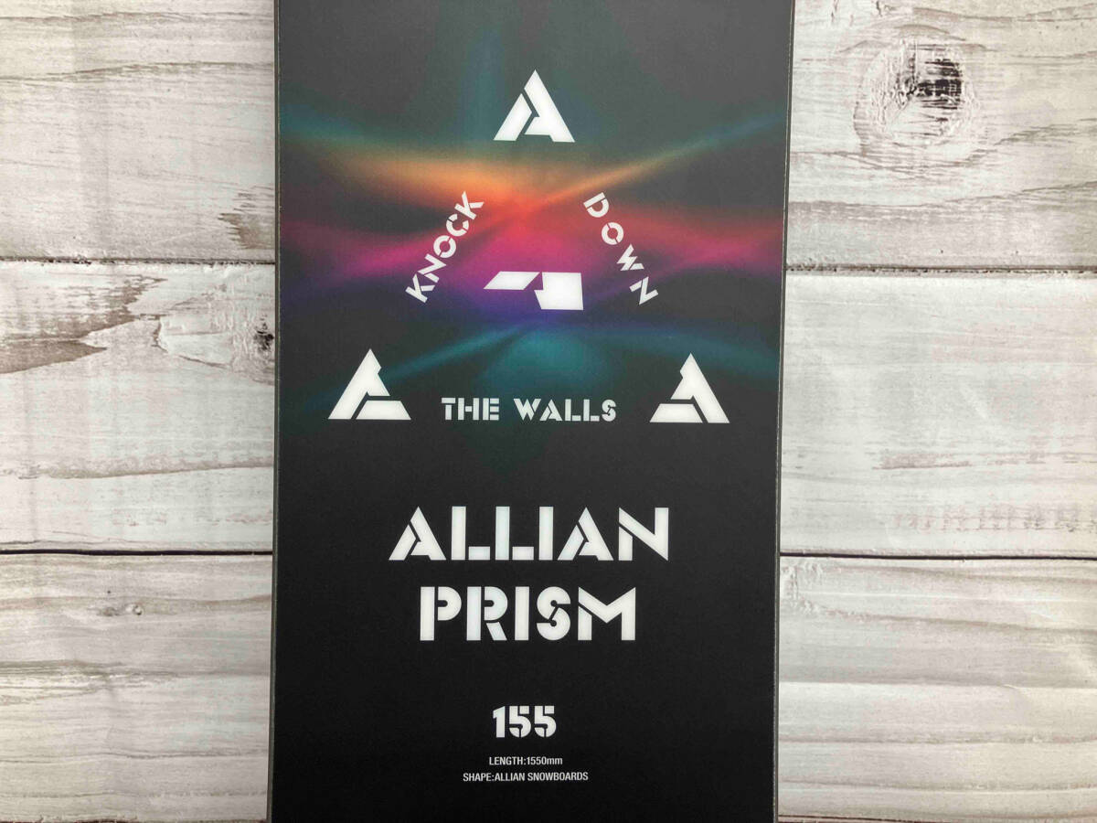 ALLIAN アライアン 2023 PRISM 155cm スノーボード板_画像2