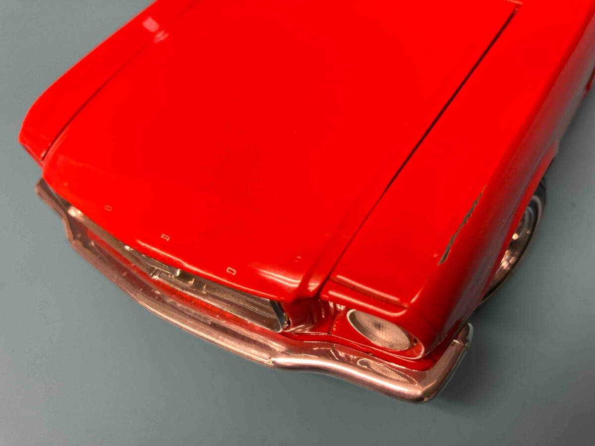 ミニカー REVELL 1/18 1965 MUSTANG マスタング コンバーチブル オレンジ 箱なし_画像10