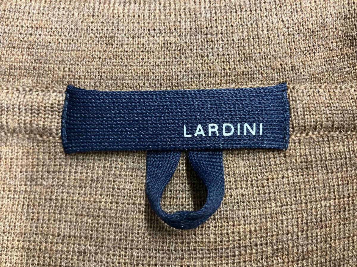 LARDINI KN.1202／ブラウン／ウール テーラードジャケット／サイズS_画像4