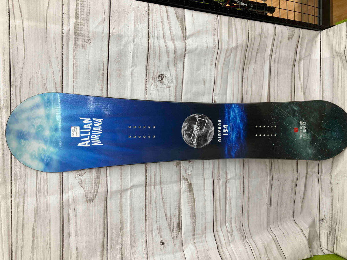 売れ筋がひ贈り物! NIRVANA アライアン ALLIAN 154cm スノーボード板 2023年モデル 150cm-155cm未満