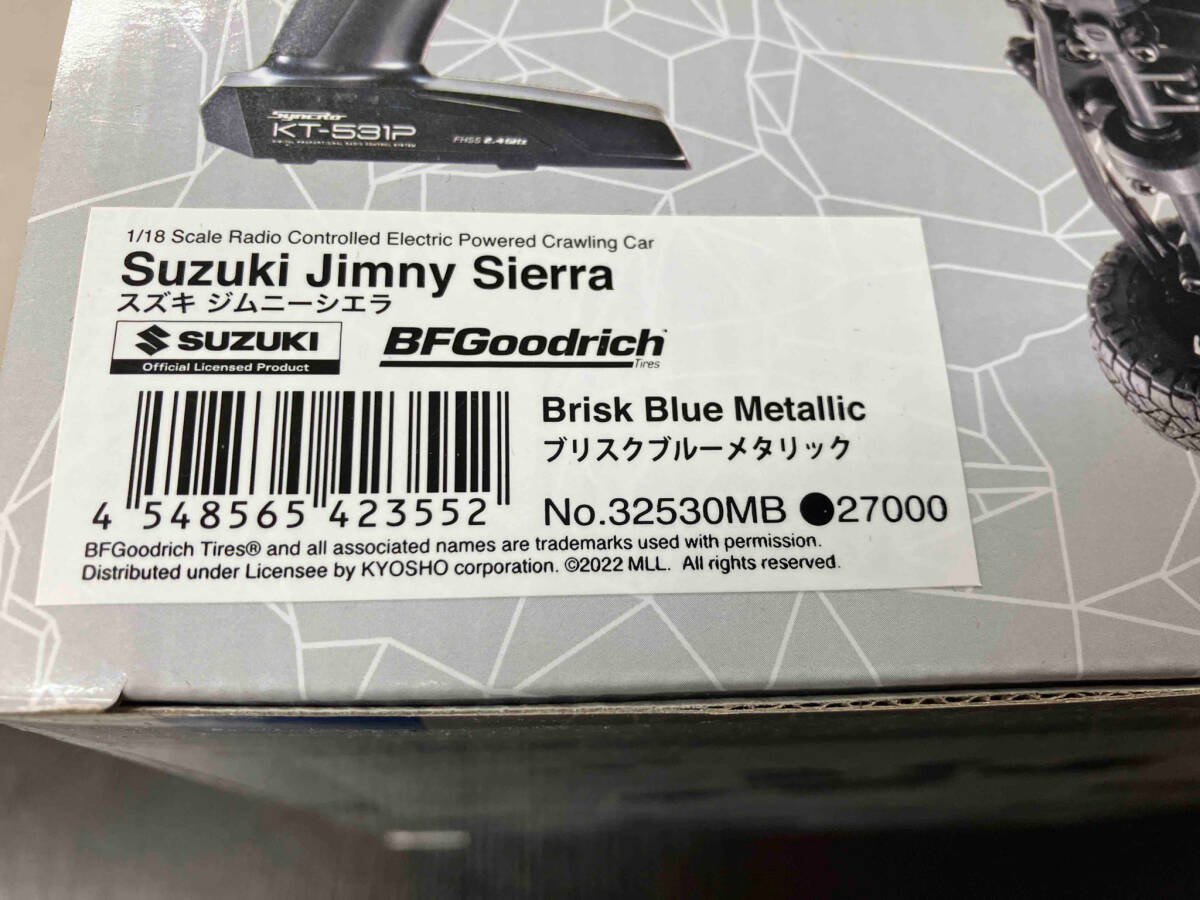 未開封品 美品 動作未確認 KYOSHO MINI-Z 4×4 readyset スズキ　ジムニーシエラ　ブリスクブルーメタリック_画像4