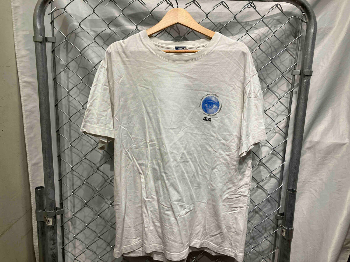 KITH プロビデンスの眼 半袖Tシャツ キース ホワイト KHM030412 店舗受取可_画像2