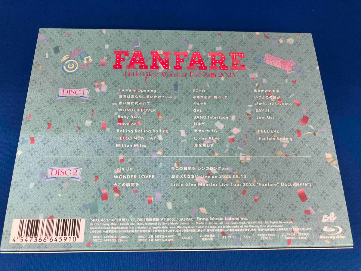 Little Glee Monster Live Tour 2023 'Fanfare'(初回生産限定版)(Blu-ray Disc)_画像2