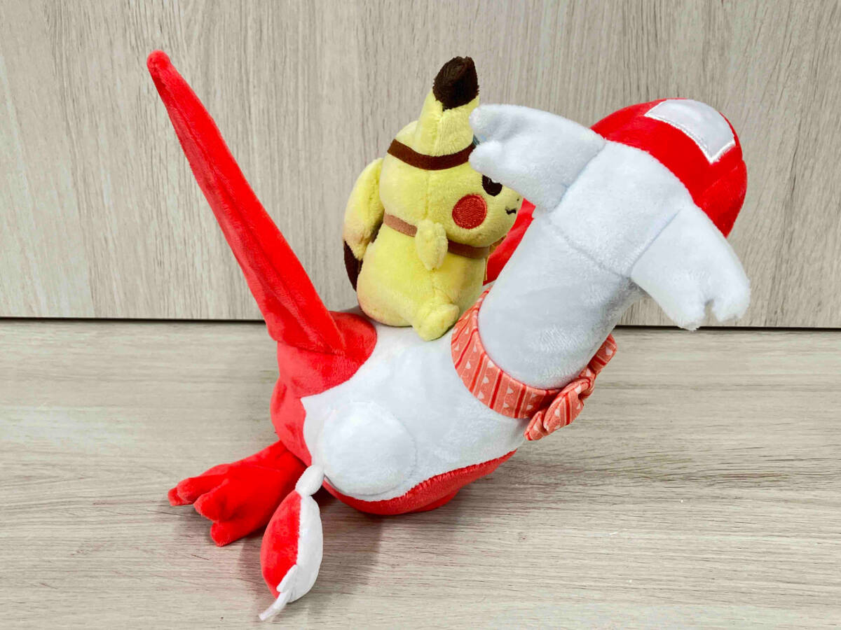 ポケモン ピカチュウ ＆ ラティアス (レッド) マスコットぬいぐるみ ポケットモンスター_画像5