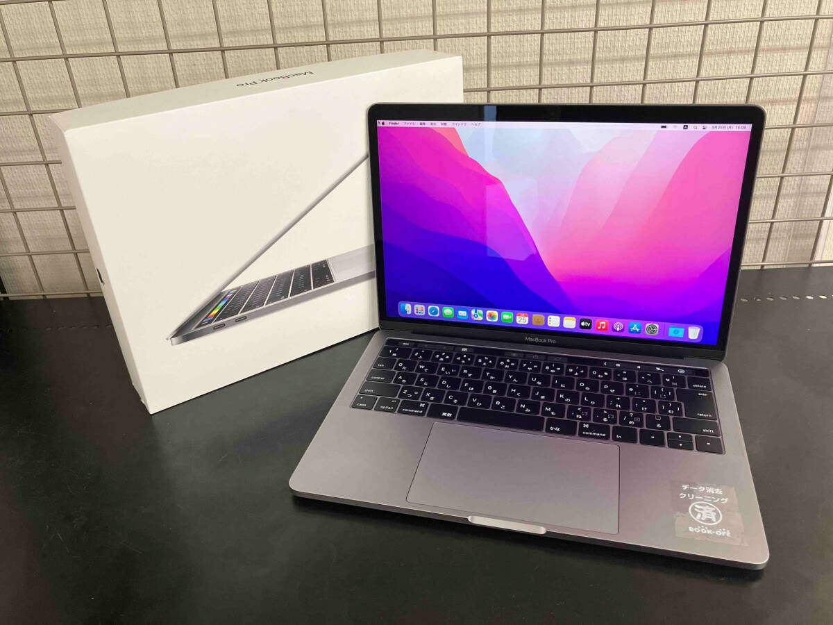 ジャンク Apple MNQF2J/A MacBook Pro (13-inch,2016,Thunderbolt 3ポートx4) MNQF2J/A [スペースグレイ] ノートPC