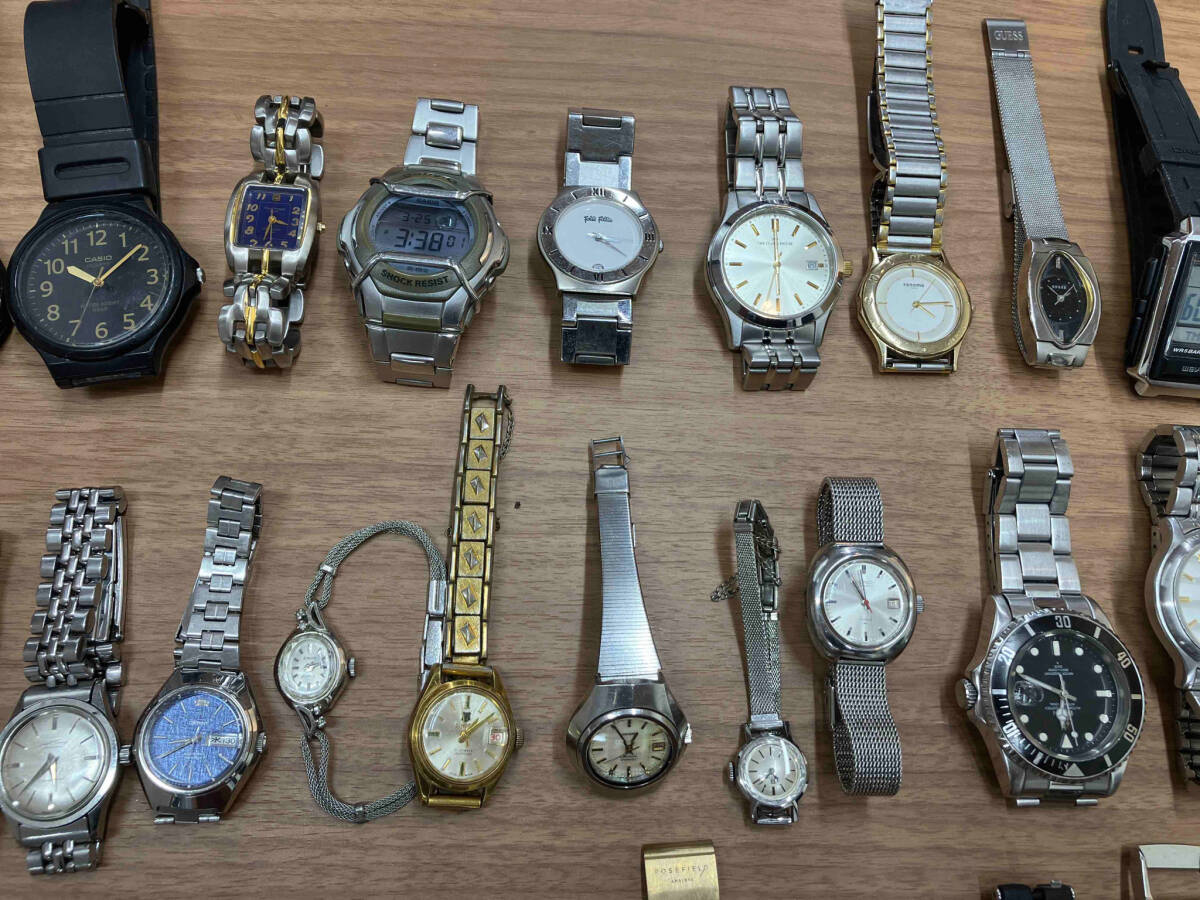 ジャンク 腕時計 まとめ売り 50点 RENOMA、GUESS、SEIKO、SWATCH、CASIO、FolliFollie、ORIENT等_画像3