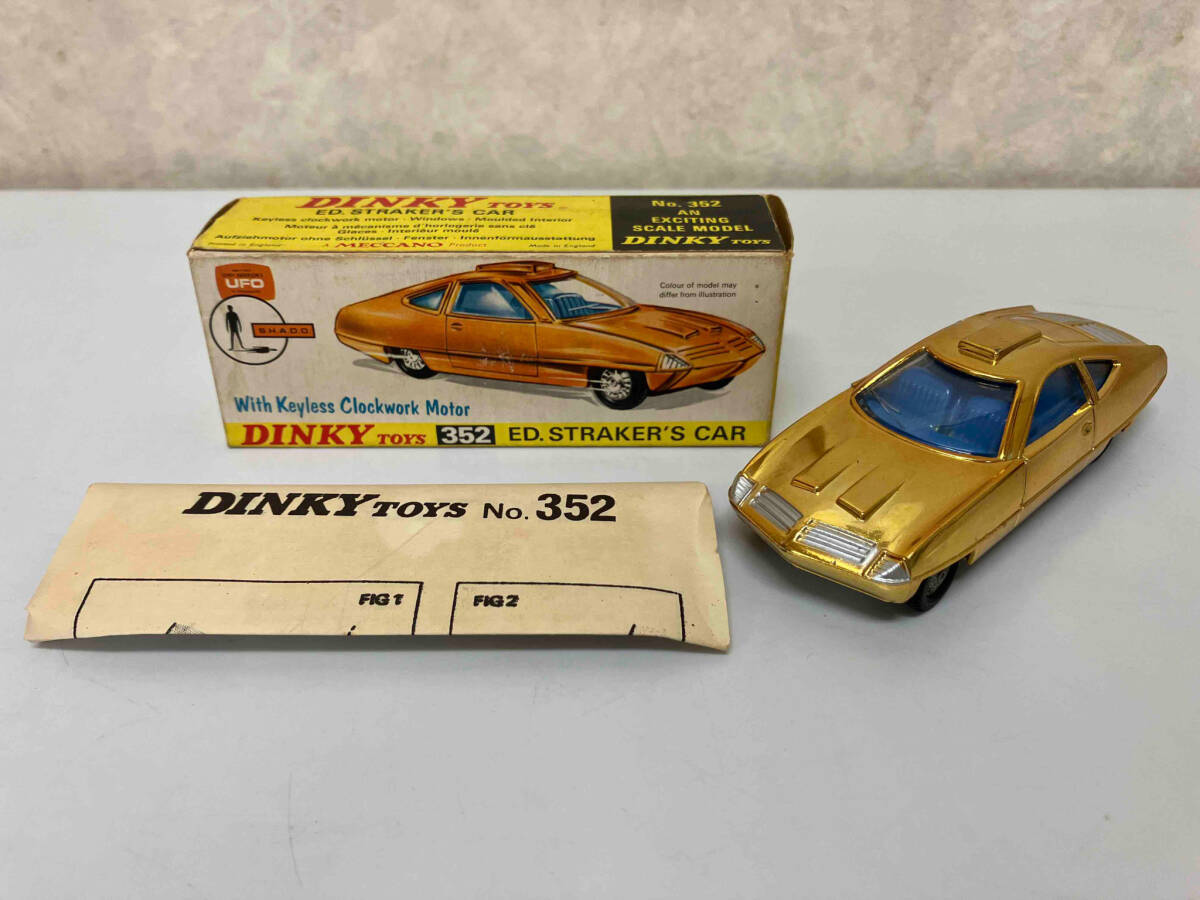DINKY TOYS(ディンキートイズ) 352 ED.STRAKER'S CAR(ゴールドカラー)