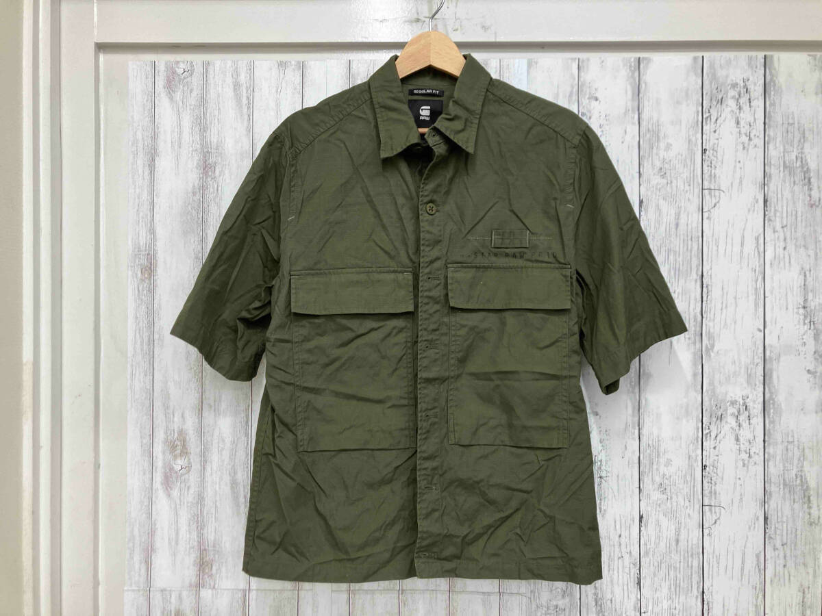 G-STAR RAW/D21083/POCKETONY SERVICE REGULAR SHIRT 半袖シャツ_画像1