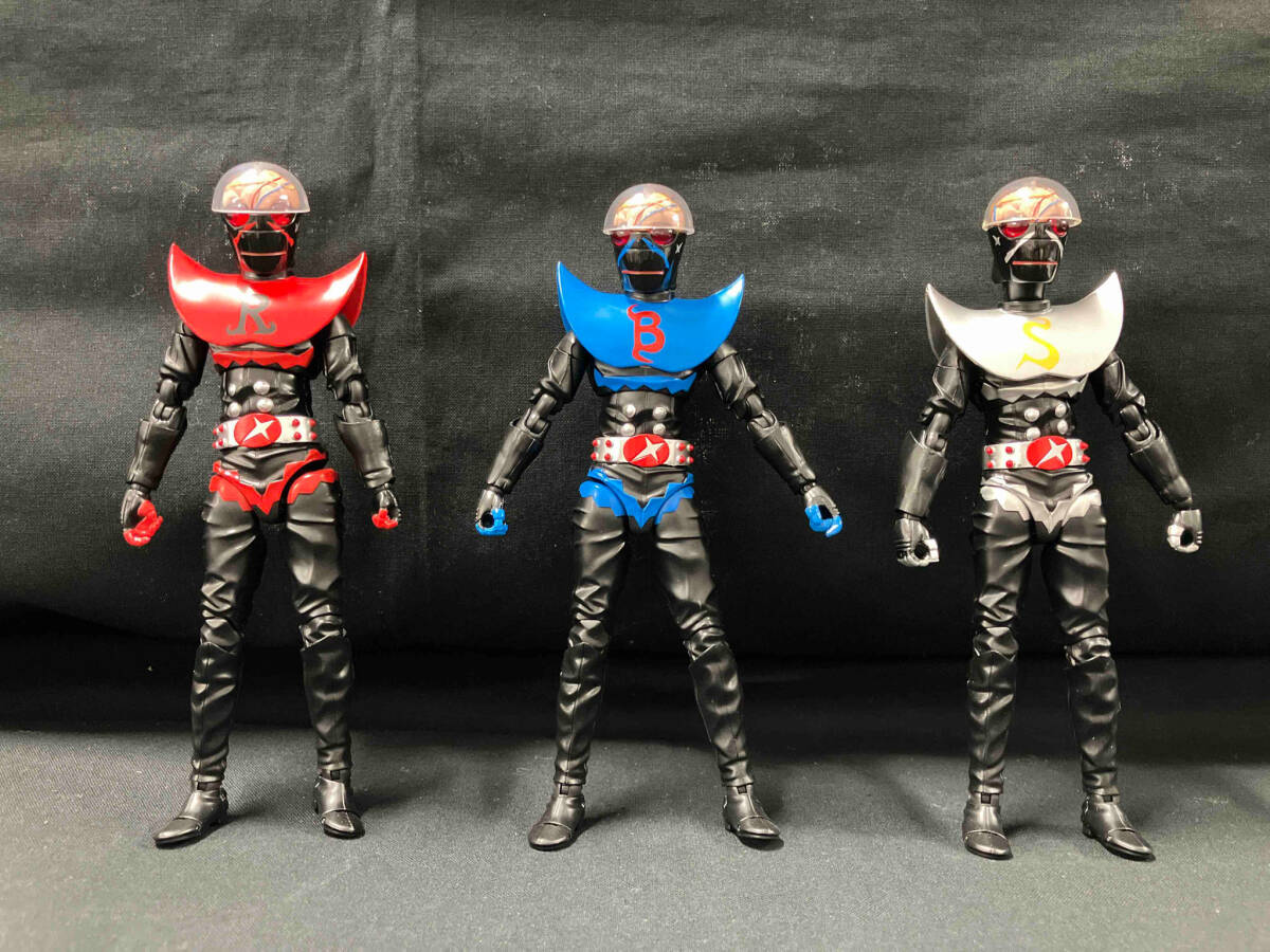  figure S.H.Figuarts red is ka Ida -& blue is ka Ida -& silver is ka Ida -3 body set higashi . hero net limitation Kikaider 01