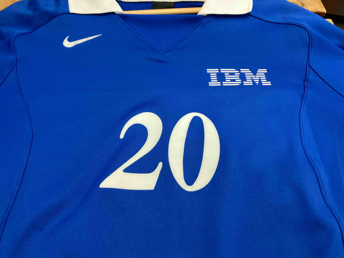 NIKE ナイキ IBM 20 ゲームシャツ 半袖Tシャツ ブルー Lサイズ 店舗受取可_画像5