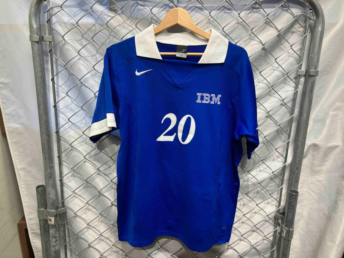 NIKE ナイキ IBM 20 ゲームシャツ 半袖Tシャツ ブルー Lサイズ 店舗受取可_画像1