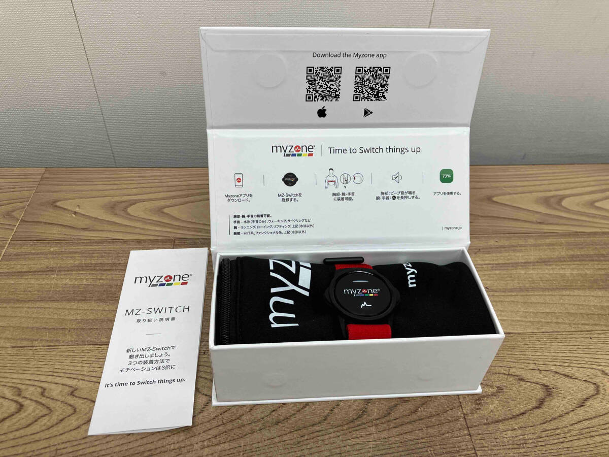 売れ筋商品お見逃しなく 3600円 my zone MZ-SWITCH スポーツ 水泳 ウォーキング スポーツ心拍計