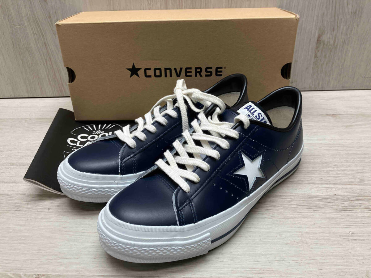 CONVERSE/コンバース ONE STAR J NAVY/ワンスター Jネイビー ローカット スニーカー サイズ25cm 日本製 箱ありの画像1