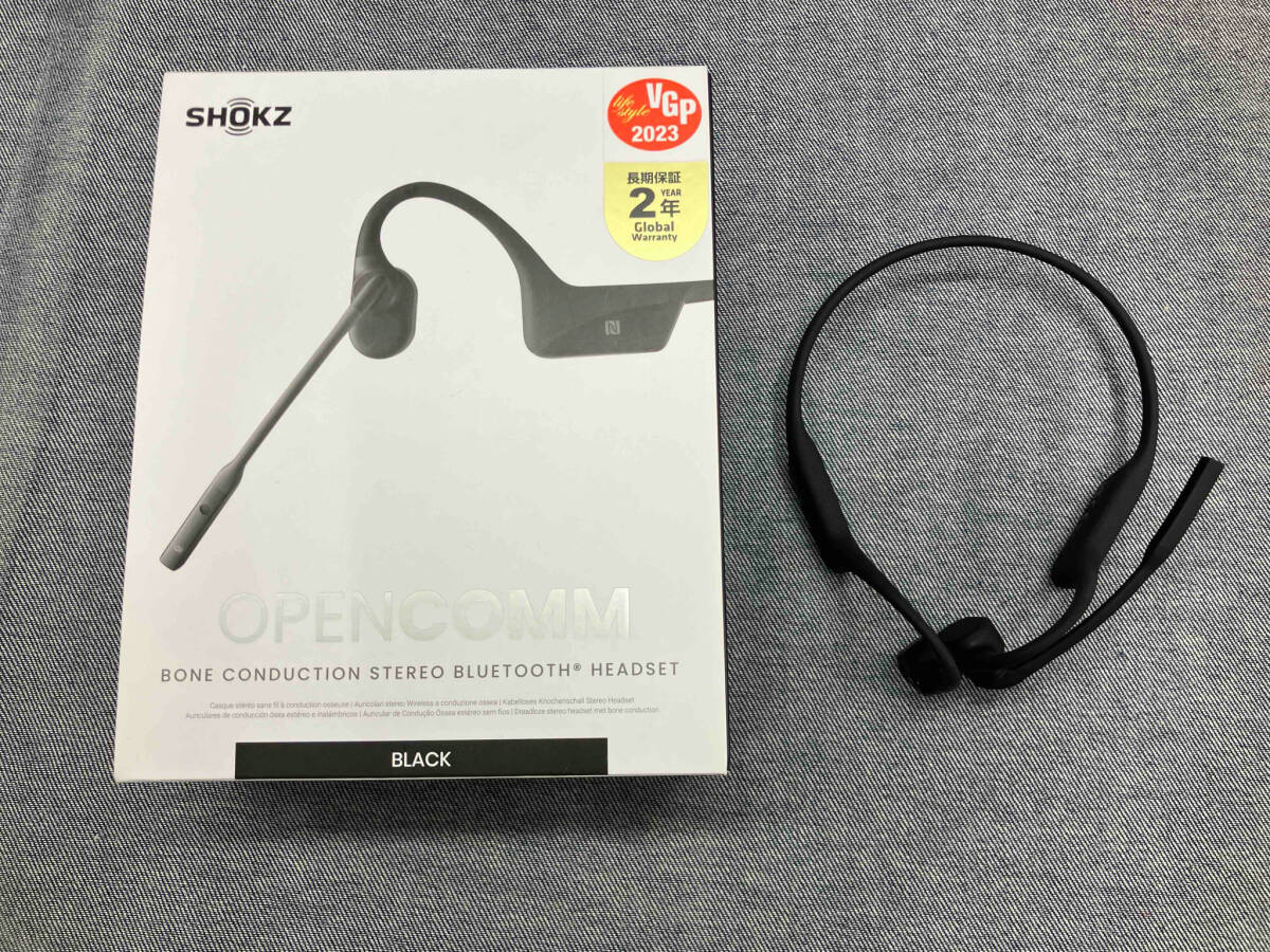 Shokz(AfterShokz) OPENCOMM AFT-EP-000028 骨伝導ヘッドセット(26-06-14)