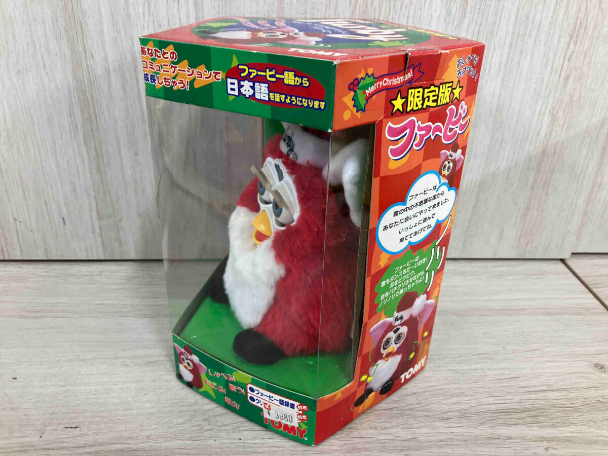 o.... heaven -years old pet! Furby Christmas limitation version red × white 