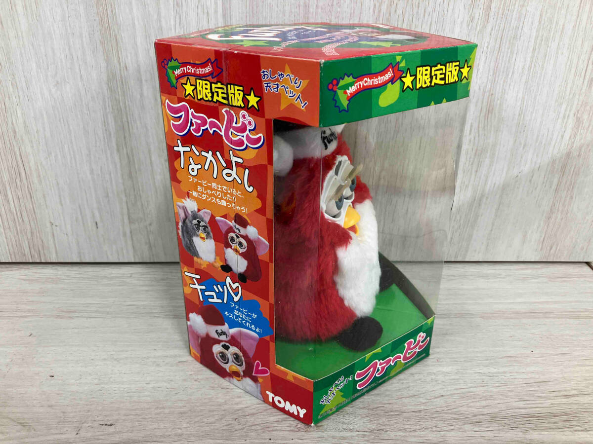 o.... heaven -years old pet! Furby Christmas limitation version red × white 