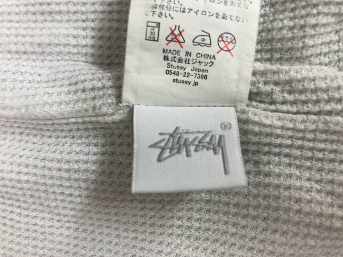 STUSSY Stussy tree duck reverse side thermal Zip up Parker Parker size S gray store receipt possible 