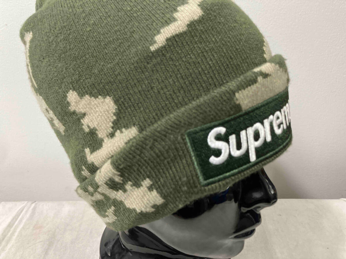 Supreme Box Logo Beanie olive camo オリーブカモボックスロゴ ビーニー シュプリーム_画像2