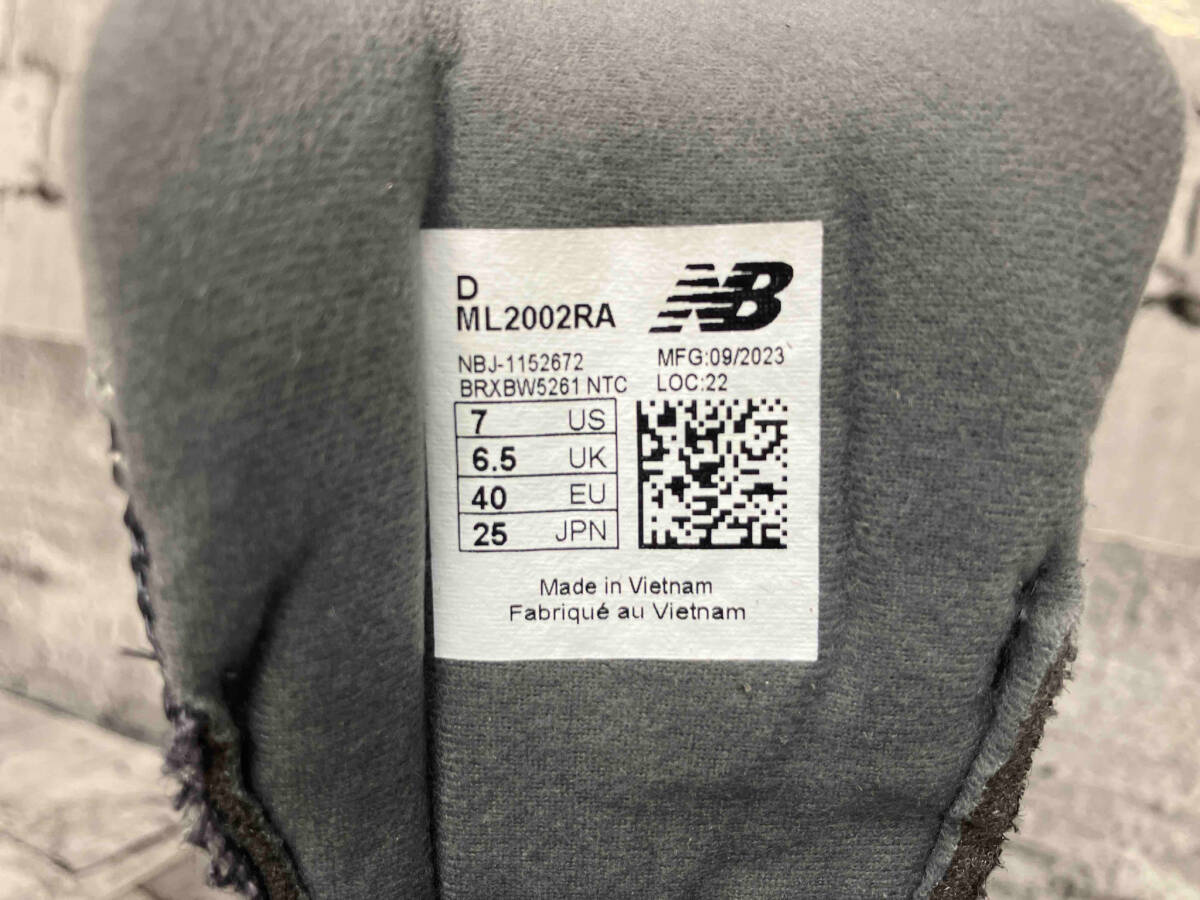 【箱付き・未使用】New Balance ニューバランス ML2002RA スニーカー サイズ25 グレー 店舗受取可_画像8