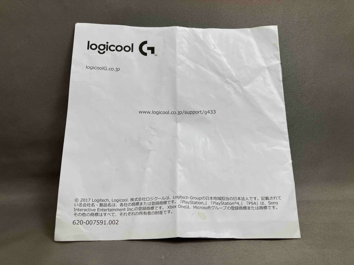 Logicool G433 [有線 7.1サラウンド ゲーミングヘッドセット] マイク/ヘッドセット (28-07-12)_画像8