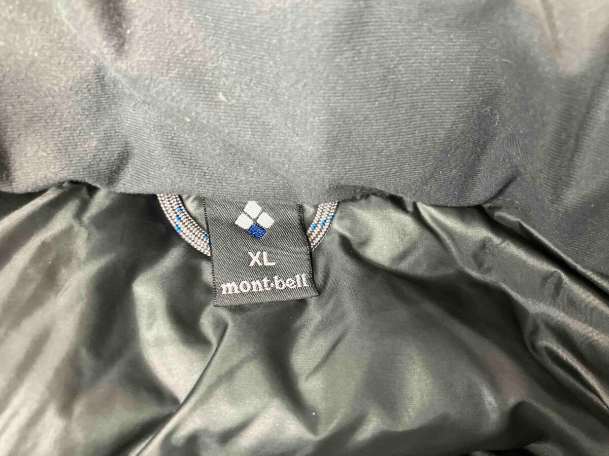 ブラック mont-bell ダウンジャケット メンズ XLサイズ ブラックの画像4