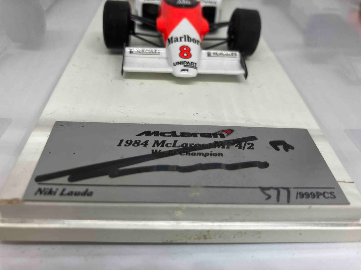 ジャンク マクラーレン 1984 MP 4/2 ワールドチャンピオン ニキラウダ 999台限定 サイン入 汚れありの画像5