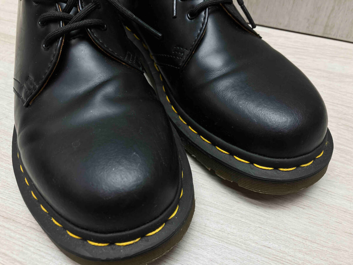 Dr.Martens / Dr. Martens 3 отверстие Gibson обувь 11838 soft гладкий кожа желтый стежок платформа подошва размер UK6