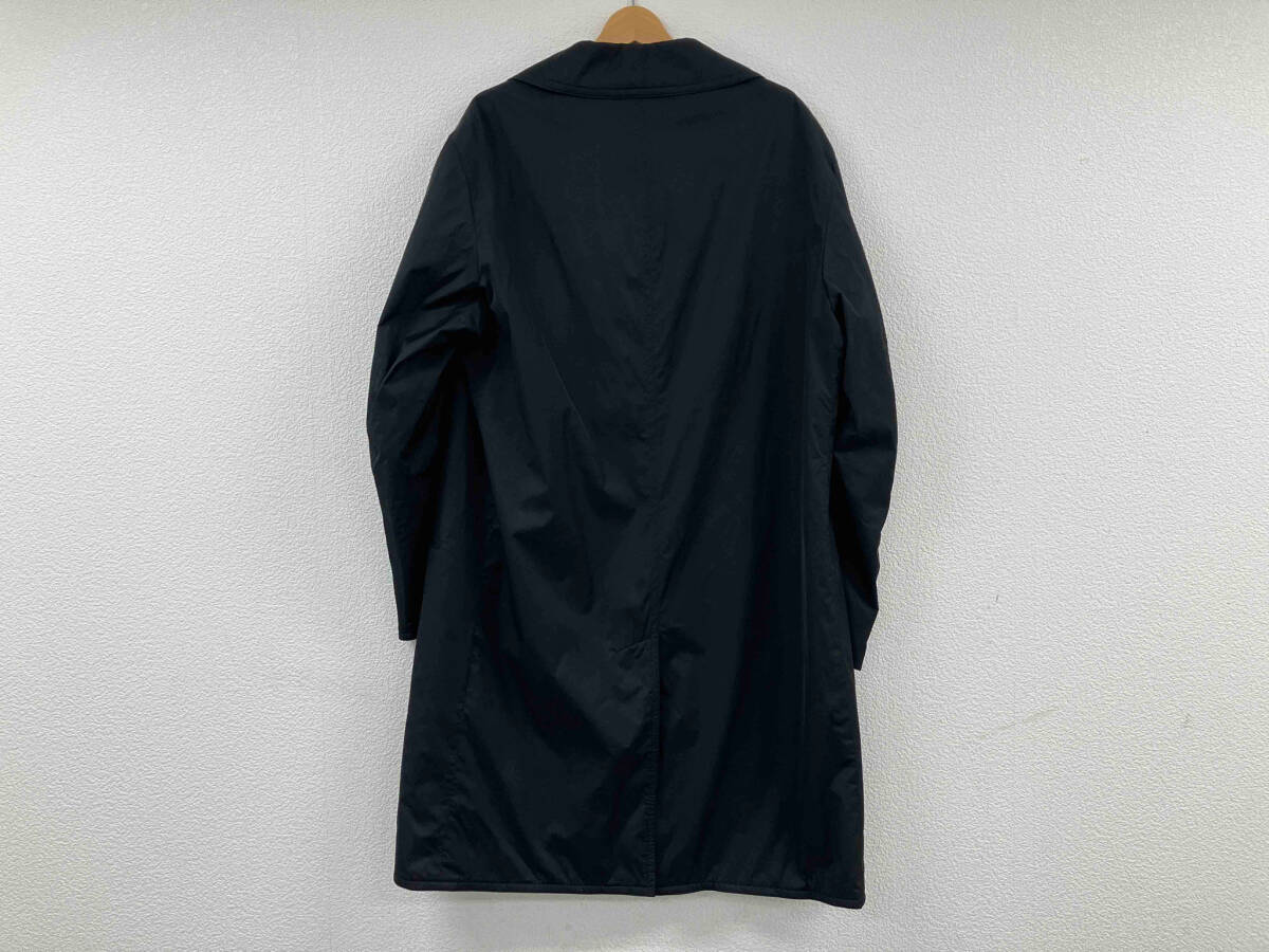 HERMES エルメス ステンカラーコート サイズ54 黒 ブラック ポリエステル 洋服 店舗受取可_画像2