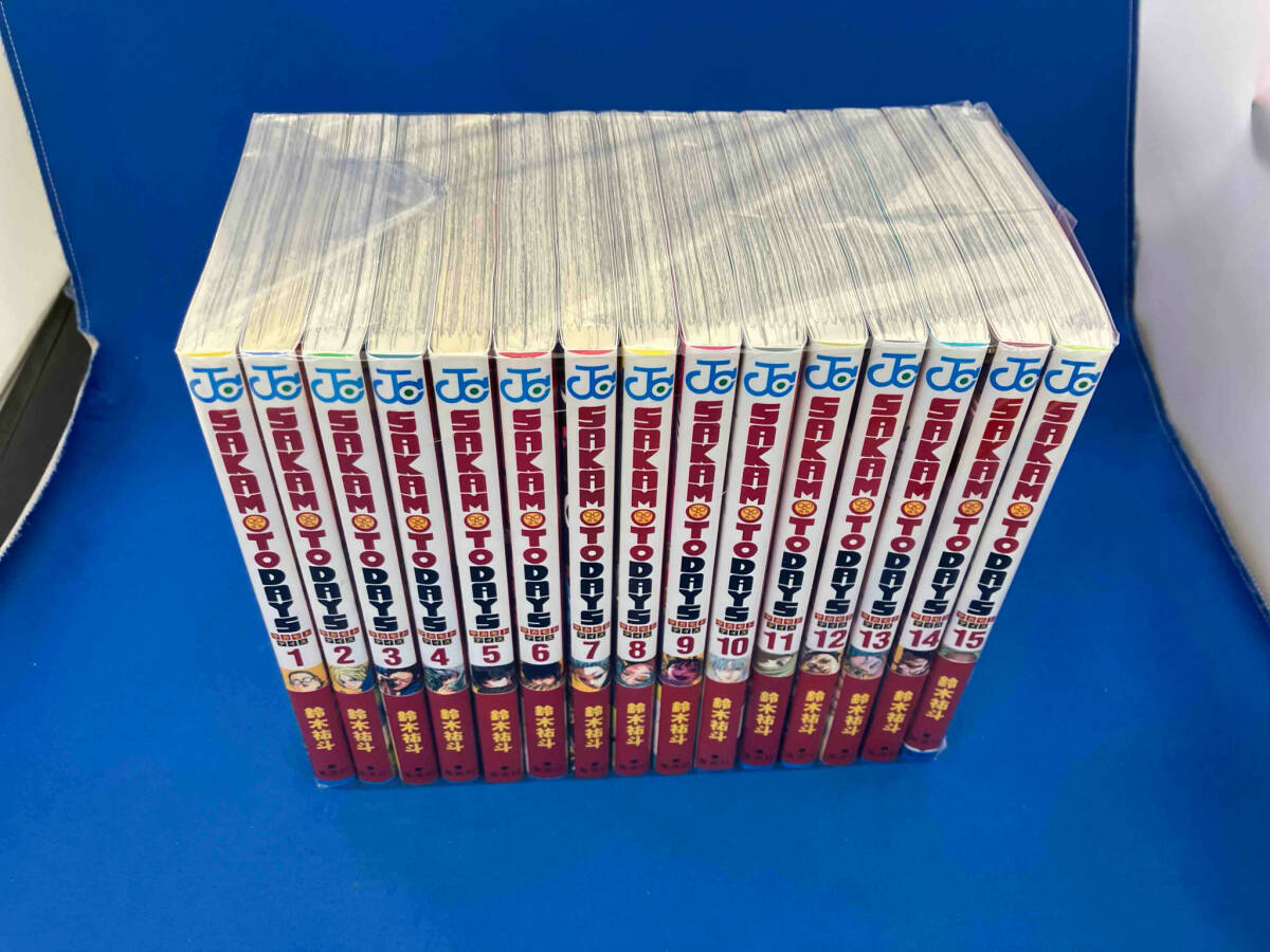112 SAKAMOTODAYSsaka Moto Dayz Suzuki .. all volume set 1~15 volume set Shueisha obi attaching 