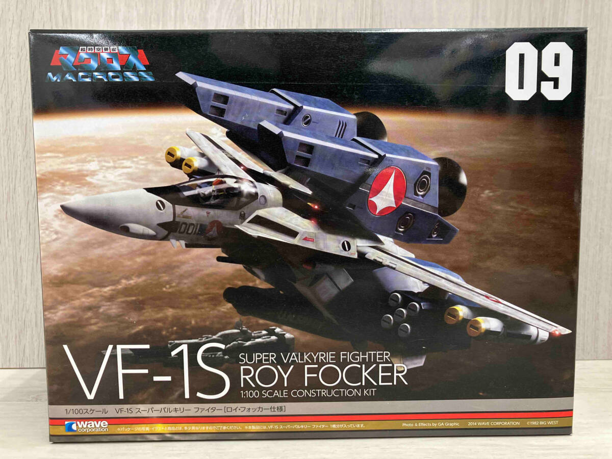 ウェーブ 1/100 VF-1S スーパーバルキリー ファイター ロイ・フォッカー仕様 「超時空要塞マクロス」_画像1