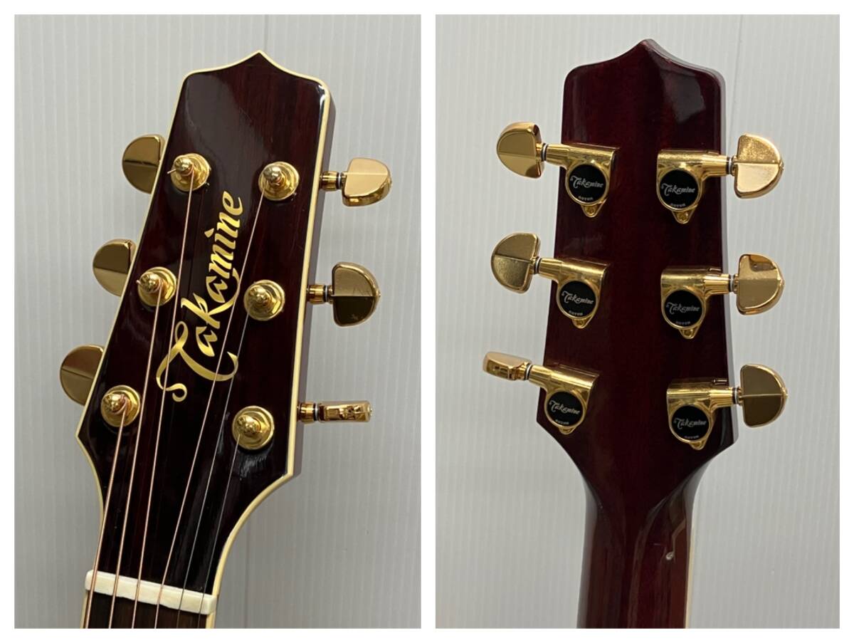 ジャンク Takamine エレアコ アコースティックギター DMP551C タカミネ_画像3